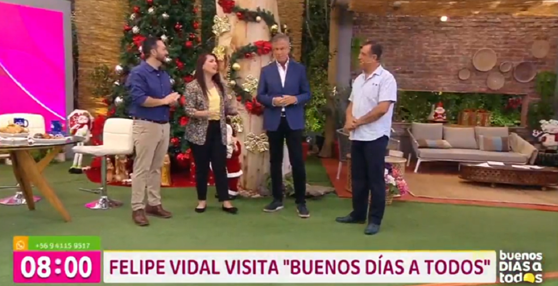 ¿Felipe Vidal llega a TVN? La sorpresiva participación del periodista en el Buenos días a todos