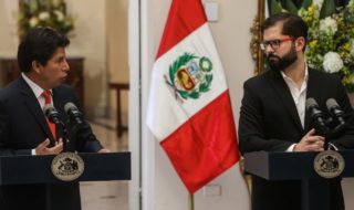 Gabriel Boric y Pedro Castillo