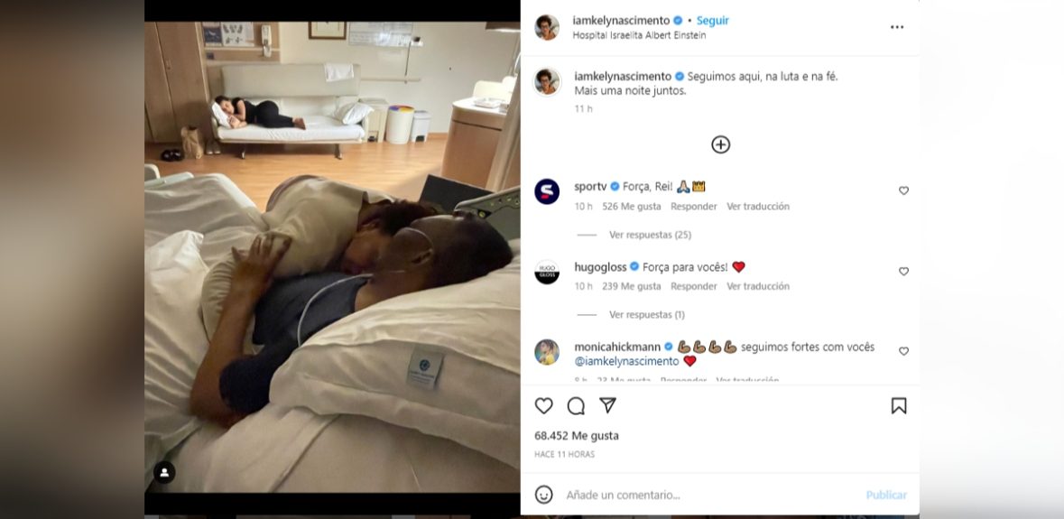 Hija de Pelé actualiza salud y comparte foto desde el hospital