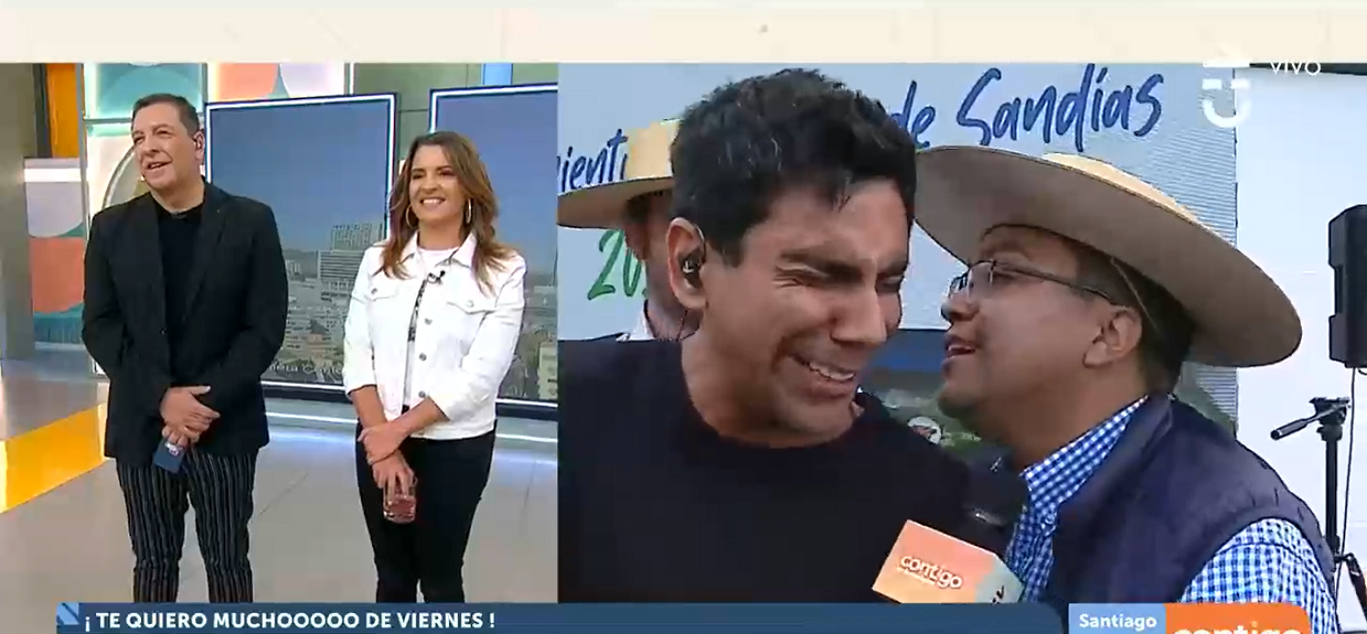 Juan Pablo Queraltó tuvo inesperada aparición en CNN Chile y sacó risas en matinal de CHV