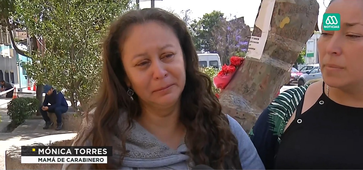 Madre carabinero asesinado Puente Alto