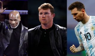 Tyson defendió a Messi y apuntó contra Canelo: "Si se atreve a tocarlo, tendré que volver al ring”