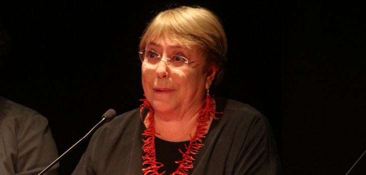 Michelle Bachelet se refirió al proceso constituyente y a la manera en que podría contribuir