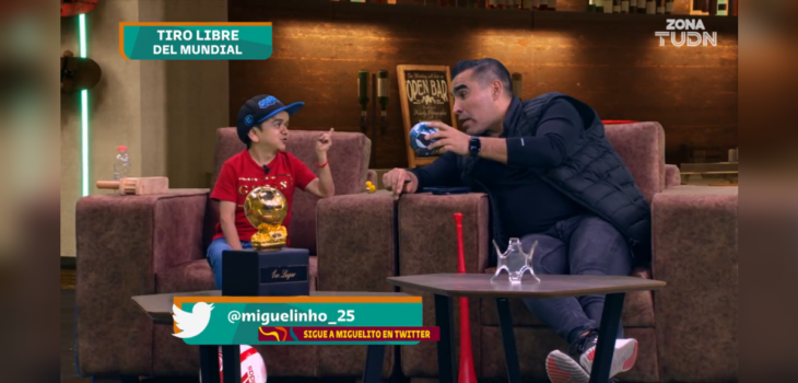 La confusión de conductor que incomodó a Miguelito en la TV mexicana.