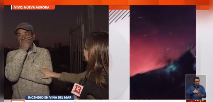 Mónica Pérez reveló que afectado por incendio se comunicó con ella tras criticada entrevista.