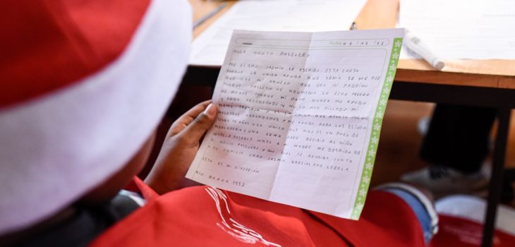 Niña 12 años conmovió con su carta al Viejito Pascuero