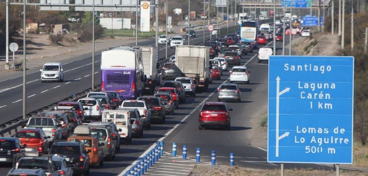 peaje a luca autos Santiago Año Nuevo