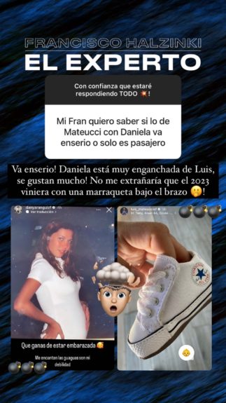revelan situación sentimental de Daniena Aránguiz Luis Mateucci Mago Valdivia