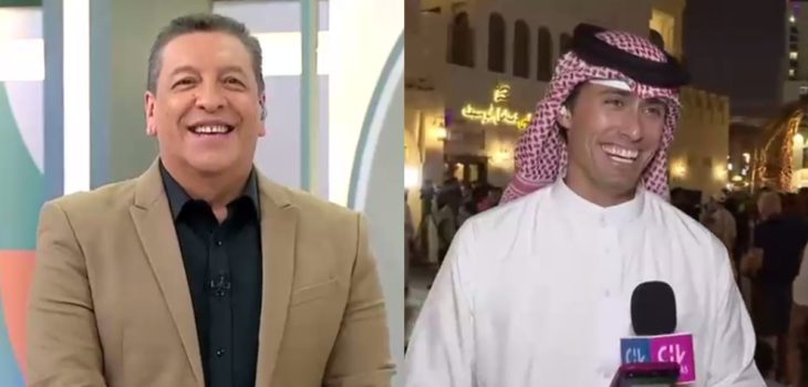 Roberto Cox fue víctima de broma en doble sentido de JC Rodríguez tras aparecer como qatarí en CHV