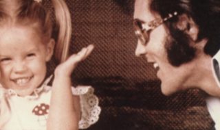 Lisa Marie Presley y Elvis Presley