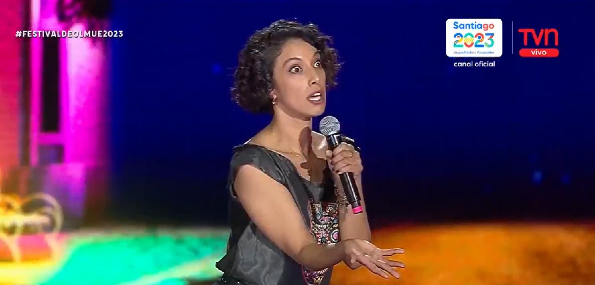 Nathalie Nicloux en el Festival del Olmué