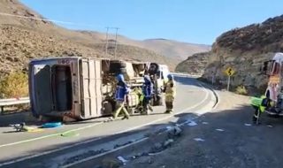 Accidente vehicular en Colchane