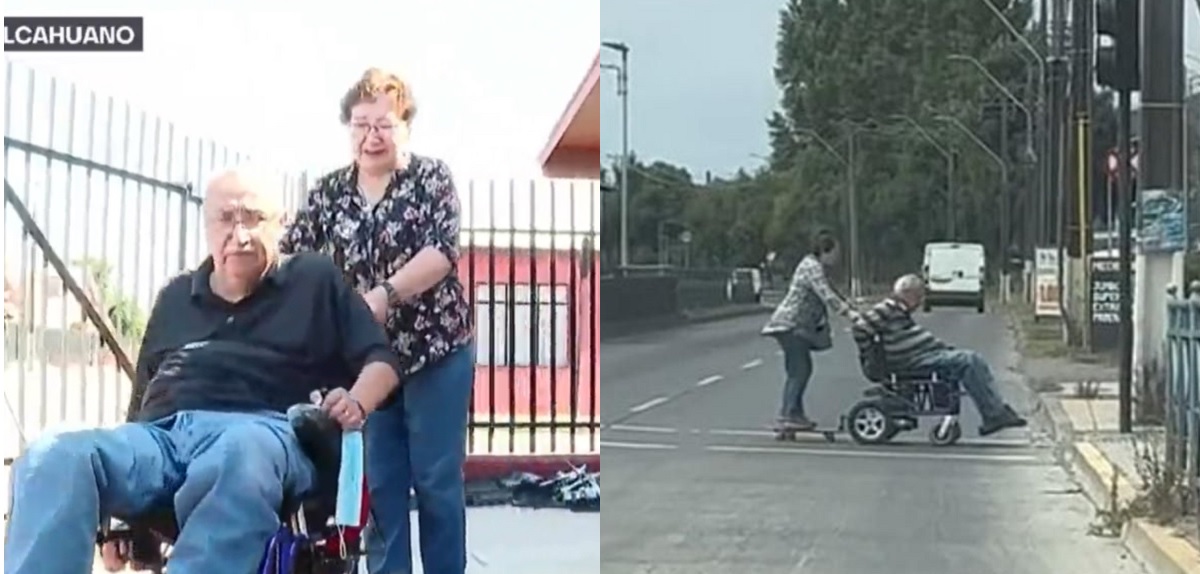 Habla pareja de adultos mayores que se viralizó por su peculiar forma de traslado: 