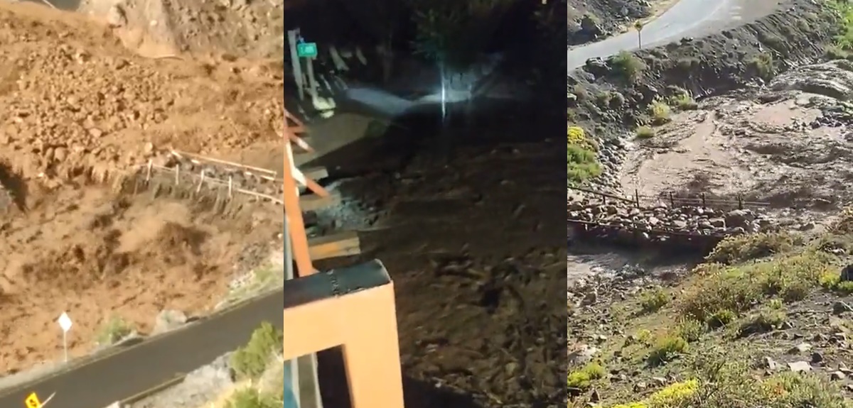 Hay 52 personas aisladas: los impactantes registros tras deslizamiento de tierra en Baños Morales