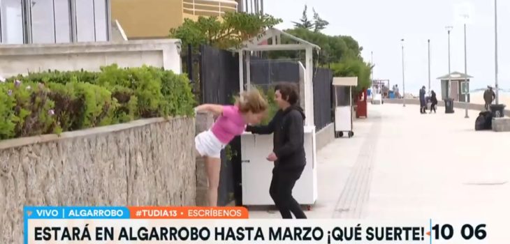 Caída de vecina de Algarrobo