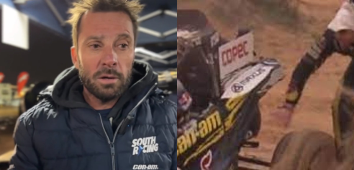 Chaleco López y crudo momento que vivió en el Dakar tras quedar atrapado en un río: 