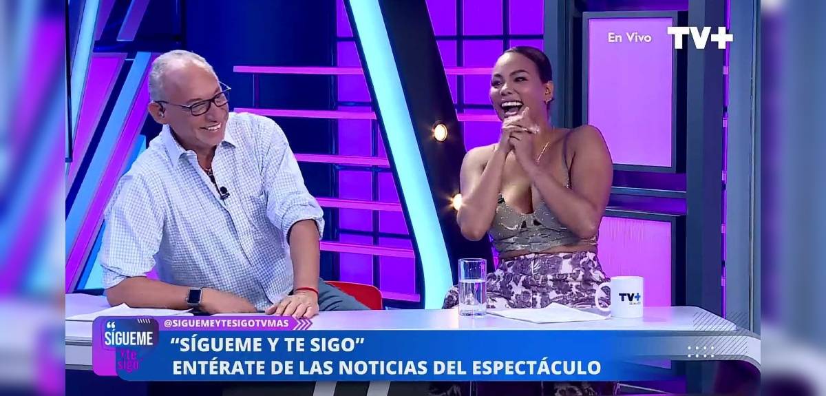 Mauricio Israel y Betsy Camino tuvieron coqueta charla en vivo: 