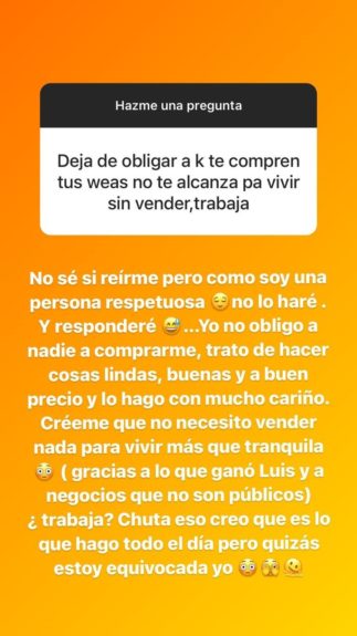 Cote López responde usuaria Instagram