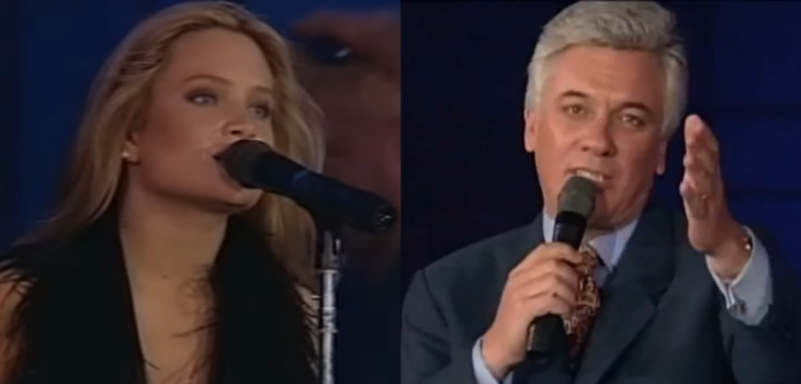 El polémico debut de Nicole en el Festival de Viña 1996.