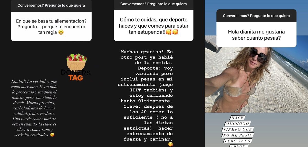 Diana Bolocco reveló cuánto pesa, qué come y los deportes que práctica tras consulta de seguidores