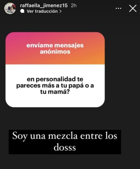 Hija Coté López respondió preguntas Instagram