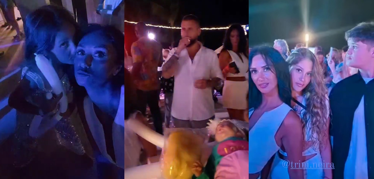 Pamela Díaz y JP Cretton festejaron con todo el Año Nuevo en Cancún: subieron divertidos registros