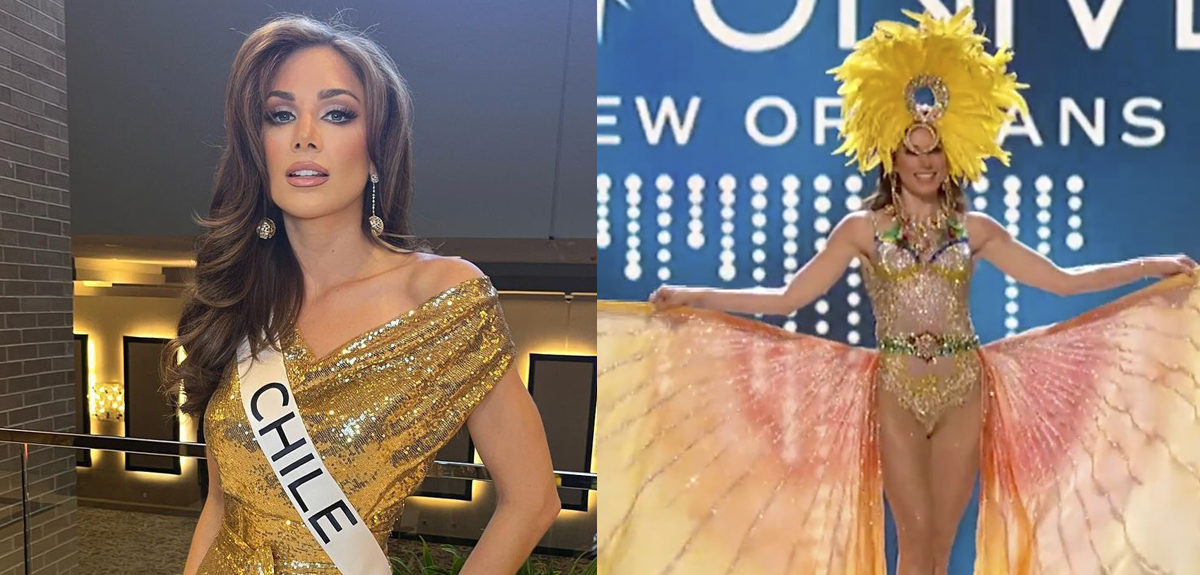 Candidata chilena a Miss Universo sufrió percance con su atuendo