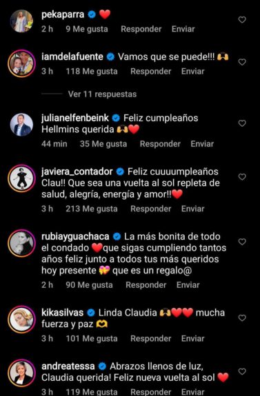 Saludos Claudia Conserva Cumpleaños