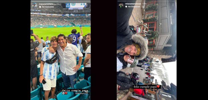 saludos cumpleaños hijos Iván Zamorano