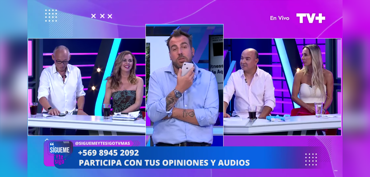 Panelistas de Sígueme y te sigo aclaran salida de Nataly Chilet tras llamada en vivo de televidente