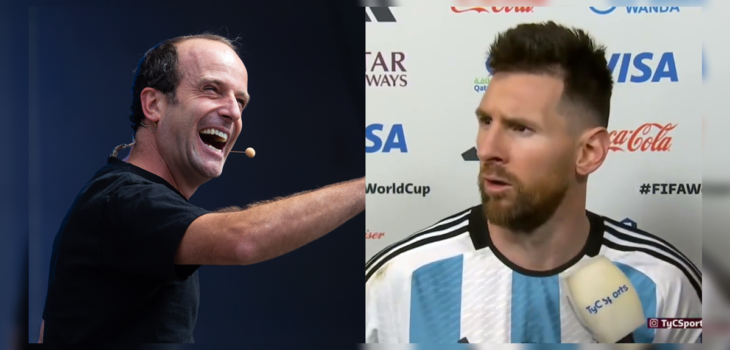 Stefan Kramer lo hizo otra vez: subió al columpio a Messi con hilarante imitación