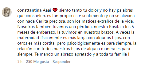 Tanza Varela envió potente mensaje de apoyo a Carla Jara por pérdida de su bebé: "Siento tu dolor"