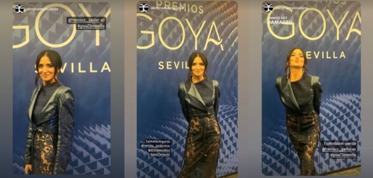 Francisca Gavilán en Premios Goya