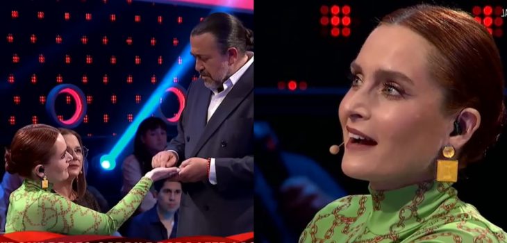 Leo Caprile leyó la mano de Begoña Basauri