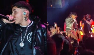 Standly sufrió caída en pleno concierto