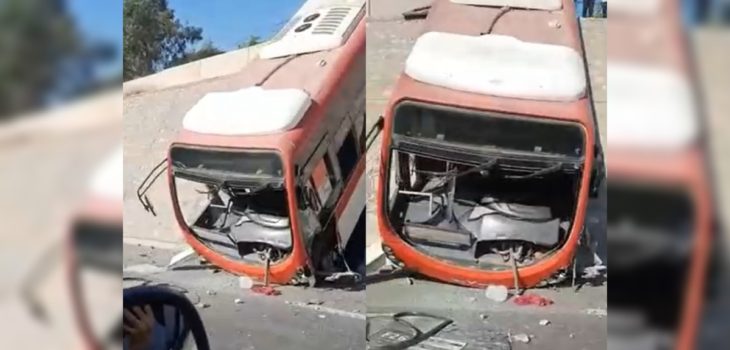Accidente bus Transantiago Puente Alto