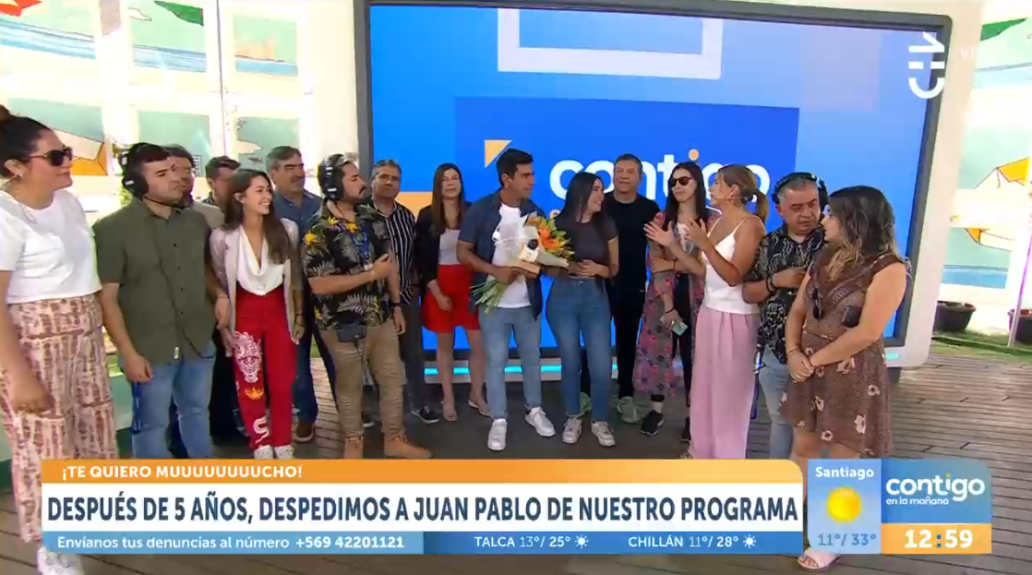 Juan Pablo Queraltó confirmó su salida de "Contigo en la mañana": tuvo emotiva despedida en pantalla
