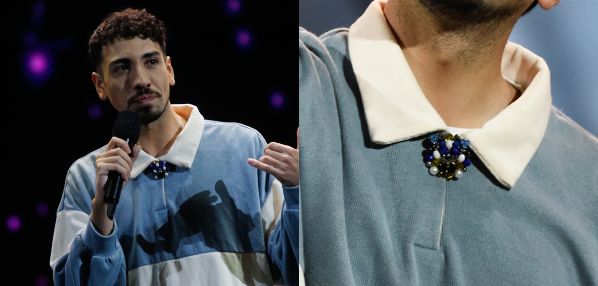 Diego Urrutia y el especial significado del broche que usó durante su rutina en el Festival de Viña