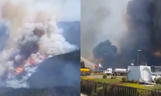 Alarma por reactivación de incendios en Santa Juana y Victoria