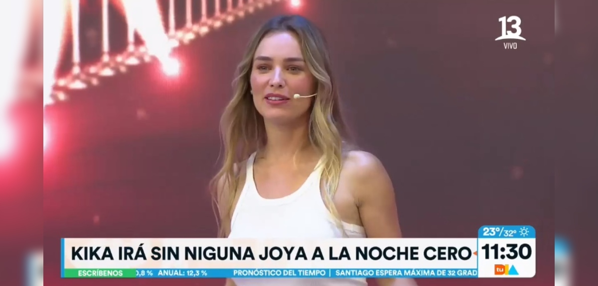 kika silva vestido gala Viña