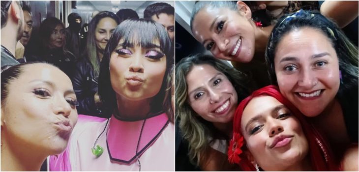 Loreto Aravena responde a críticas por foto con Karol G y Paloma mami