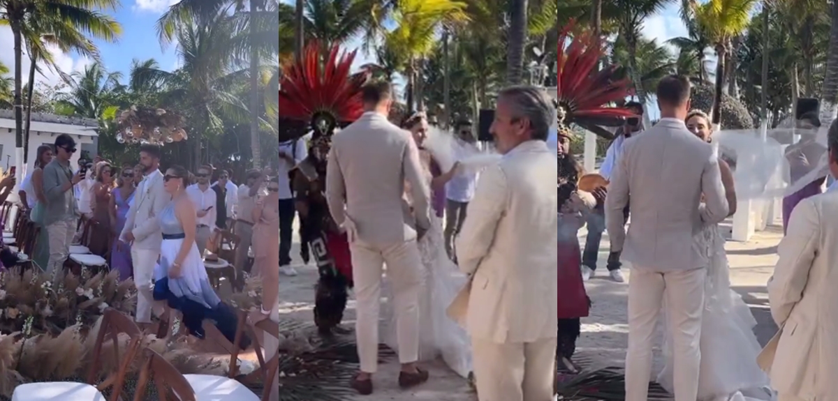 El especial matrimonio de Belén Soto y Branko Bacovich en México: actriz lució hermoso look de novia