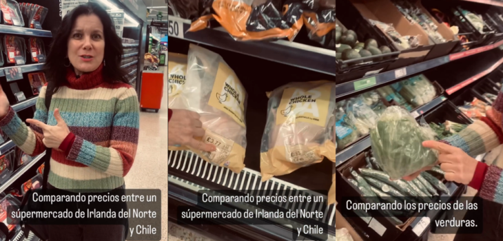 Mirna Schindler sorprendió al comparar precios en supermercado europeo.