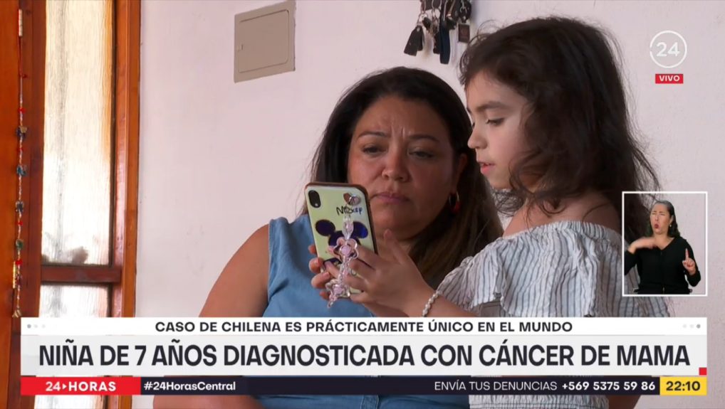niña chilena cáncer de mama Mastectomía