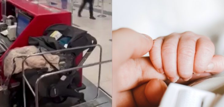 Pareja abandonó a su bebé en aeropuerto
