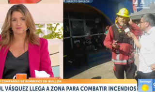 Paul Vásquez está en Quillón combatiendo incendios: "Hay voluntarios que están muy agotados"