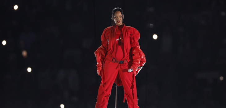 Así fue el show de Rihanna en el medio tiempo del Super Bowl 2023