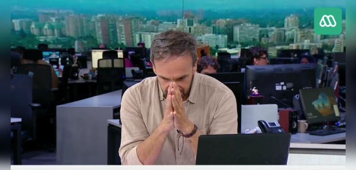 Rodrigo Sepúlveda se emocionó al despedir en pantalla a fallecido periodista.