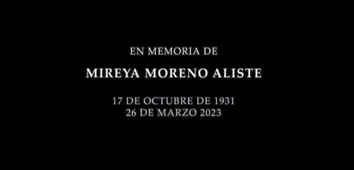 Homenaje a Mireya Moreno