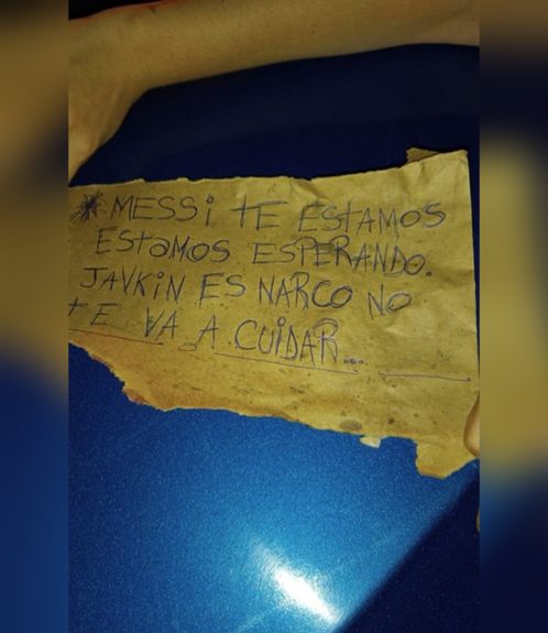 mensaje a Messi tras disparos a negocio de familia de su esposa